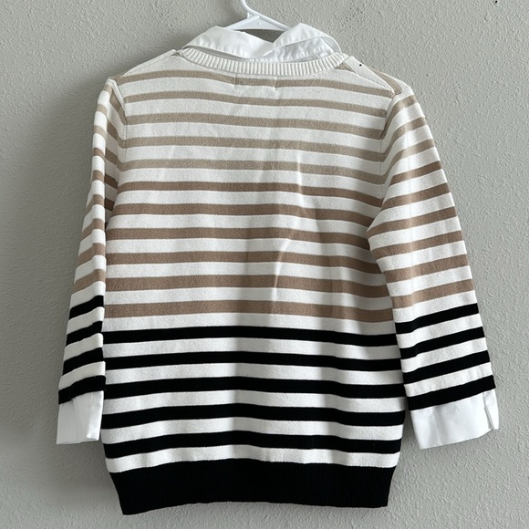 Alfred Dunner
Women Neutral Territory Collar Trimmed Embellished Stripe Sweater - Picture 7 of 7